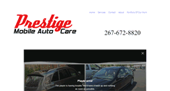 Desktop Screenshot of prestigemobileautocare.com