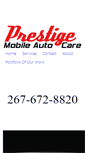 Mobile Screenshot of prestigemobileautocare.com